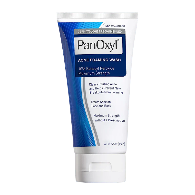 PanOxyl Acne Foaming Wash Benzoyl Peroxide 10% Maximum Strength 150g