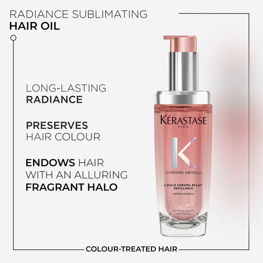 Kerastase Croma Absolu L'Huile √âclat  Color-Treated Hair Oil ( Refillable ) 75ml