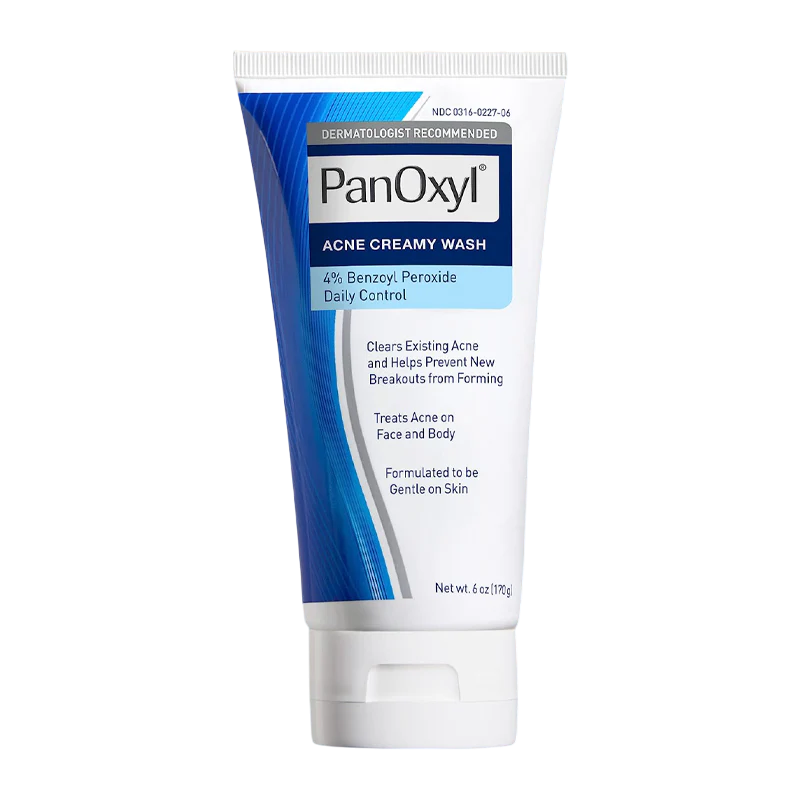 PanOxyl Acne Creamy Wash 4% Benzoyl Peroxide Daily Control  170Gm