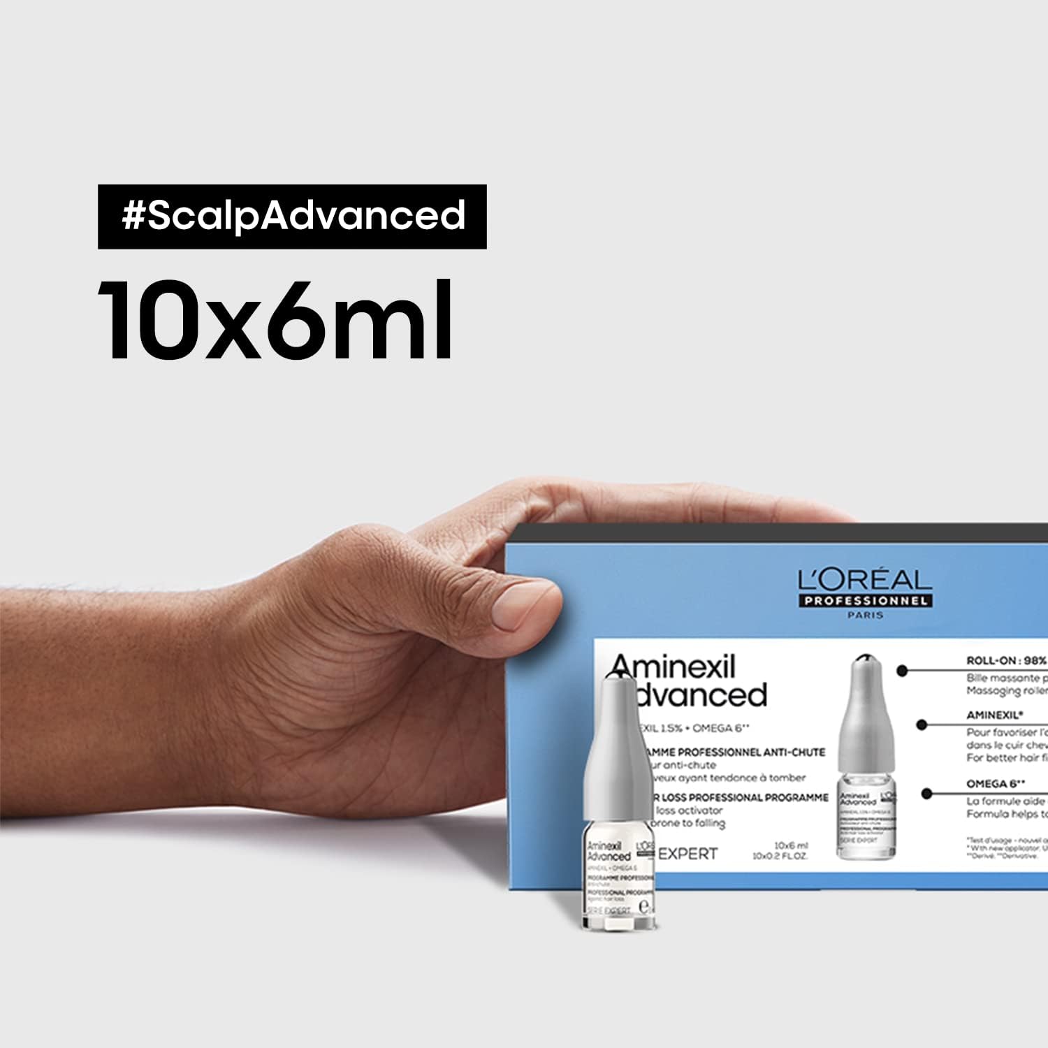 L'Oréal Professionnel Serie Expert Aminexil Advanced Aminexil 1.5%+Omega 6 10-6Ml