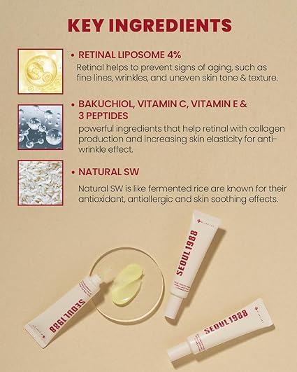 K-Secert Seoul1988 Eye Cream Retinal Liposome 4% + Fermented Bean