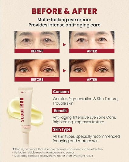 K-Secert Seoul1988 Eye Cream Retinal Liposome 4% + Fermented Bean