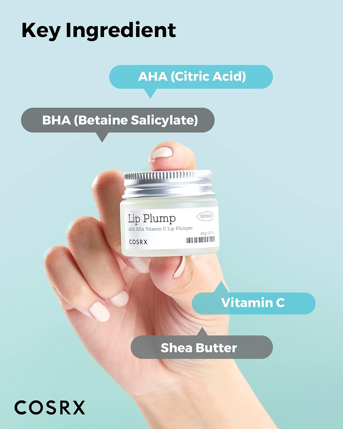 Cosrx Lip Plump AHA BHA Vitamin C Lip Plumper 20g