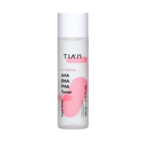 Tiam Ac Fighting AHA-BHA-PHA Triple Acide Toner 180Ml
