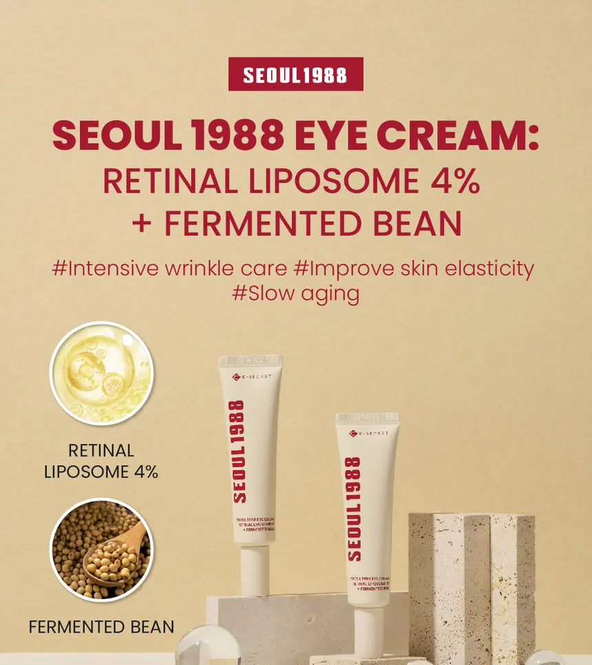 K-Secert Seoul1988 Eye Cream Retinal Liposome 4% + Fermented Bean