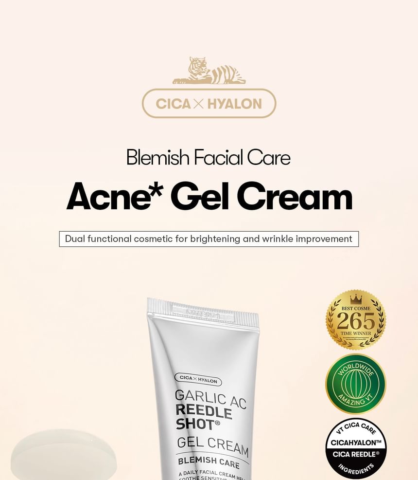 VT Garlic Ac Reedle Shot Gel Cream Blemish Care 50Ml