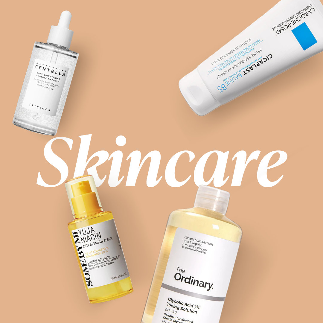 Skincare model