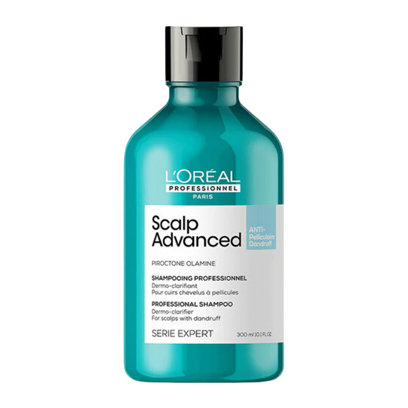 L'Oréal Professionnel Scalp Advanced Anti-Dandruff Dermo-Clarifier Shampoo for Scalps with Dandruff  300Ml