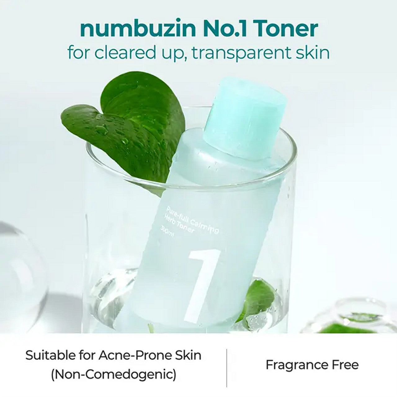 Numbuzin No 1 Pure-Full Calming Herb Toner 300ml