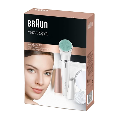 Braun Face Spa Facial Epilator & Cleansing Brush 851