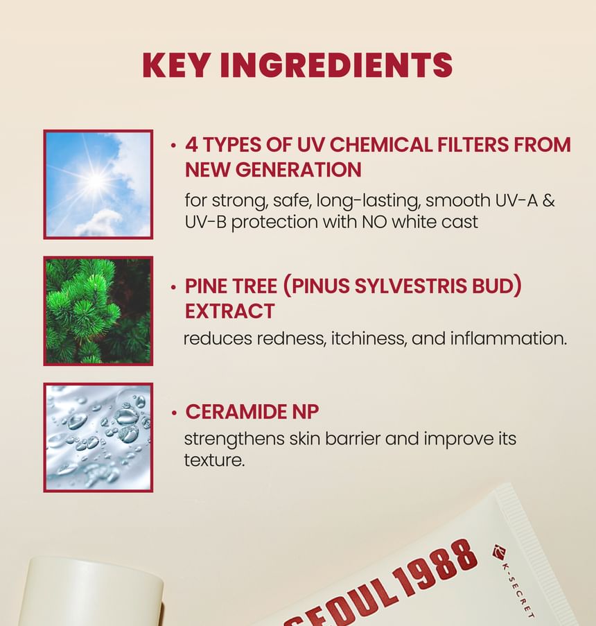 K-Secert Seoul1988 Sun Pine Tree +Ceramide 50Ml
