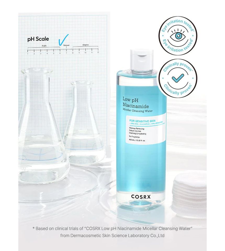 Cosrx Low PH Niacinamide Micellar Cleansing Water 400Ml