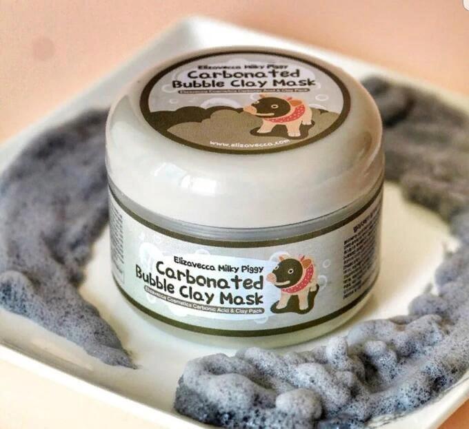 Elizavvecca Milky Piggy Carbonated Bubble clay mask 100g