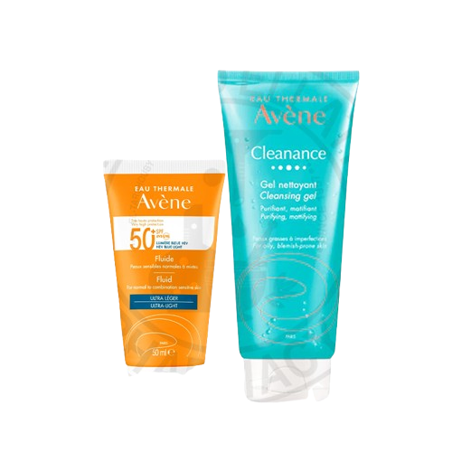Avene Fluid SPF50+ Protect + Cleanse Clean Gel
