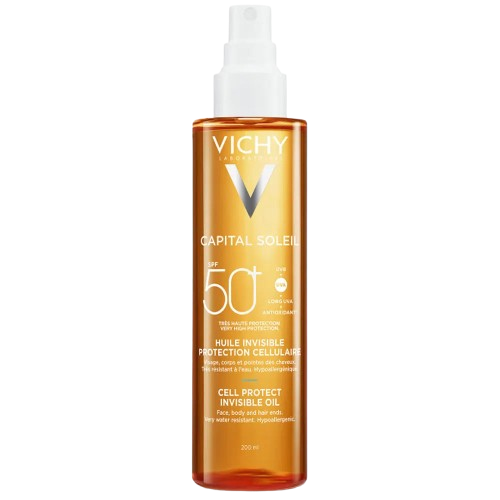 Vichy Capital Soleil SPF50+ Cell Protect Invisible Oil Speay 200Ml
