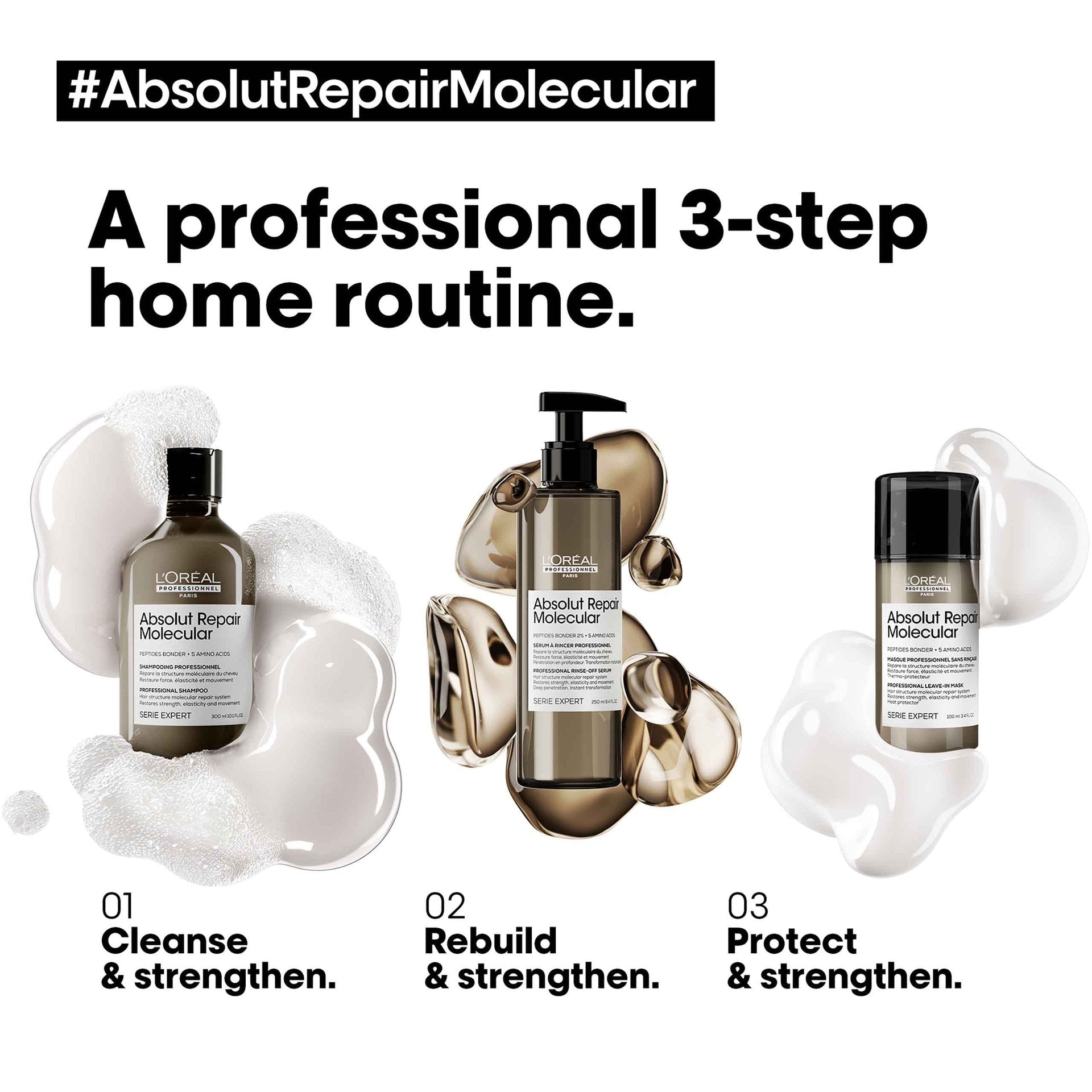L'Oréal Professionnel Serie Expert Absolut Repair Molecular Shampoo 1500Ml
