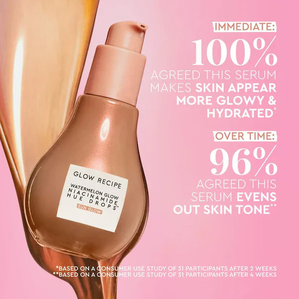 Glow Recipe Watermelon Glow Niacinamide Hue Drops Tinted Serum 40Ml